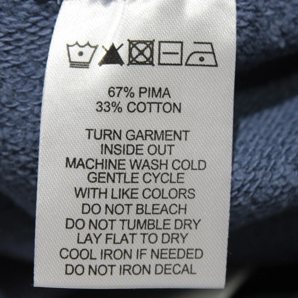 Orchard & Broome NWT Jogger Sweatpants Size L Clinton in Denim Blue Cotton